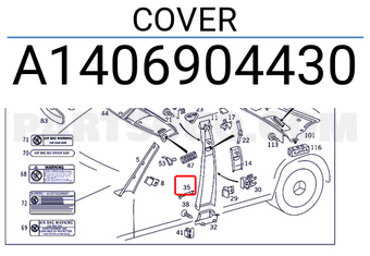 MERCEDES A1406904430 COVER
