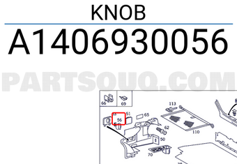 MERCEDES A1406930056 KNOB