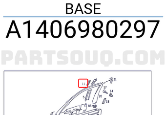 MERCEDES A1406980297 BASE
