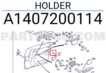 MERCEDES A1407200114 HOLDER