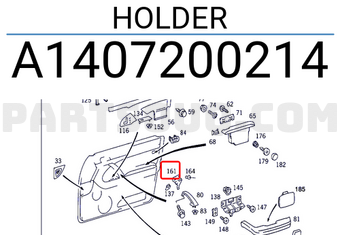 MERCEDES A1407200214 HOLDER
