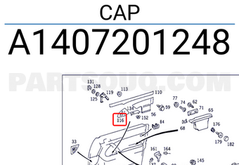 MERCEDES A1407201248 CAP