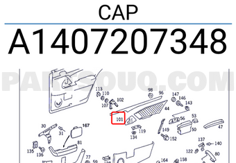 MERCEDES A1407207348 CAP