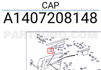 MERCEDES A1407208148 CAP
