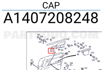 MERCEDES A1407208248 CAP