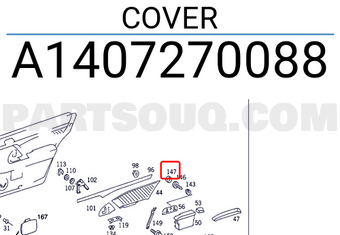 MERCEDES A1407270088 COVER