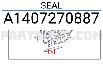 MERCEDES A1407270887 SEAL