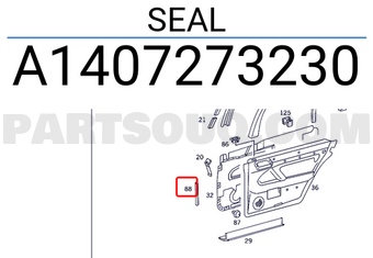 MERCEDES A1407273230 SEAL