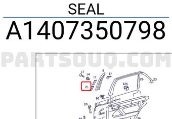 MERCEDES A1407350798 SEAL