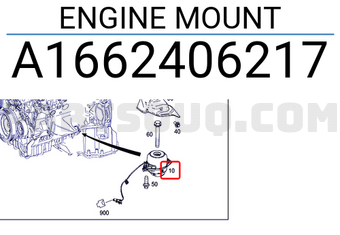 MERCEDES A1662406217 ENGINE MOUNT