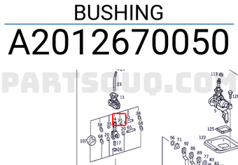 MERCEDES A2012670050 BUSHING