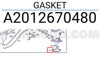 MERCEDES A2012670480 GASKET