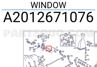 MERCEDES A2012671076 WINDOW