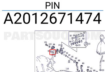 MERCEDES A2012671474 PIN