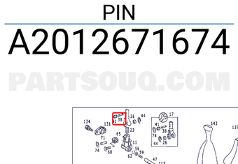 MERCEDES A2012671674 PIN