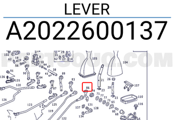 MERCEDES A2022600137 LEVER