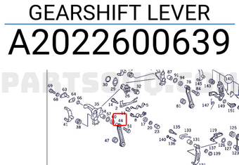 MERCEDES A2022600639 GEARSHIFT LEVER