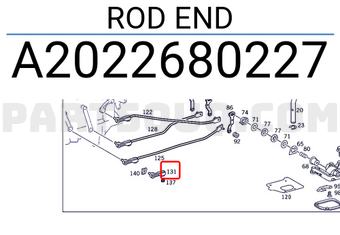 MERCEDES A2022680227 ROD END