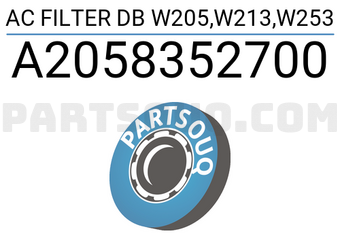 MERCEDES A2058352700 فلتر مكيف A/C DB W205,W213,W253