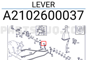 MERCEDES A2102600037 LEVER