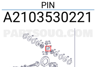 MERCEDES A2103530221 PIN