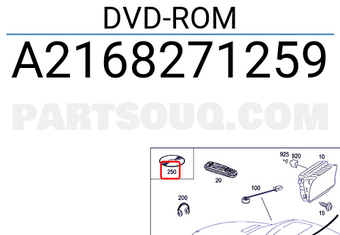 MERCEDES A2168271259 DVD-ROM