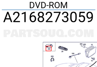 MERCEDES A2168273059 DVD-ROM