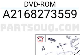 MERCEDES A2168273559 DVD-ROM