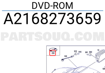 MERCEDES A2168273659 DVD-ROM