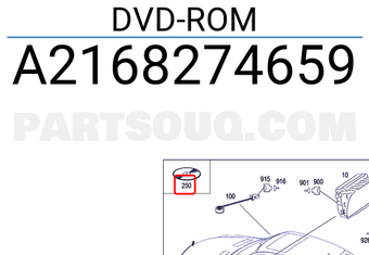 MERCEDES A2168274659 DVD-ROM