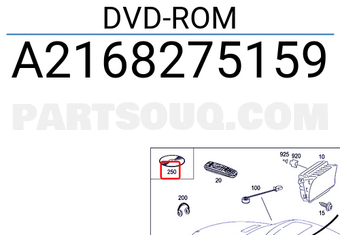 MERCEDES A2168275159 DVD-ROM