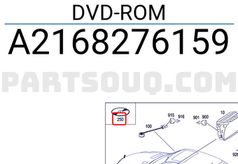 MERCEDES A2168276159 DVD-ROM