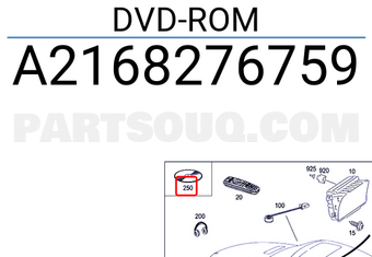 MERCEDES A2168276759 DVD-ROM