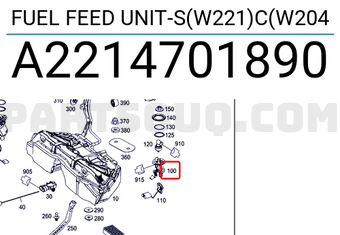 MERCEDES A2214701890 FUEL FEED UNIT-S(W221)C(W204