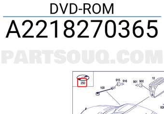 MERCEDES A2218270365 DVD-ROM
