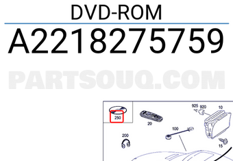 MERCEDES A2218275759 DVD-ROM