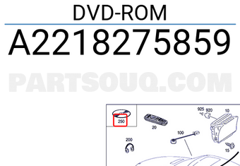 MERCEDES A2218275859 DVD-ROM