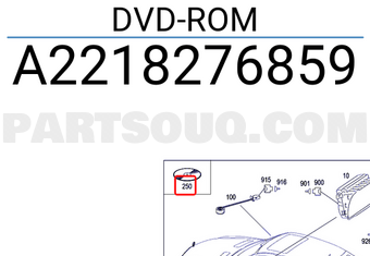 MERCEDES A2218276859 DVD-ROM