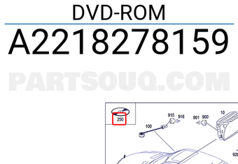 MERCEDES A2218278159 DVD-ROM