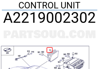 MERCEDES A2219002302 CONTROL UNIT