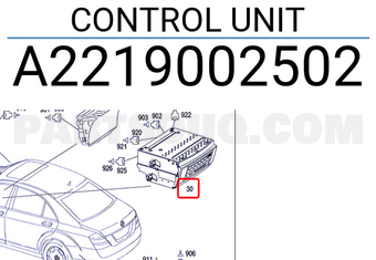MERCEDES A2219002502 CONTROL UNIT
