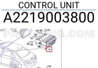 MERCEDES A2219003800 CONTROL UNIT