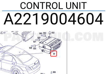 MERCEDES A2219004604 CONTROL UNIT