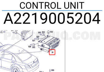 MERCEDES A2219005204 CONTROL UNIT