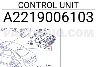 MERCEDES A2219006103 CONTROL UNIT