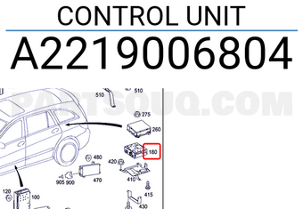 MERCEDES A2219006804 CONTROL UNIT