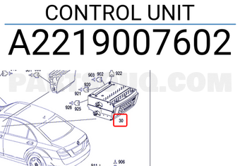 MERCEDES A2219007602 CONTROL UNIT