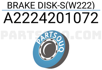 MERCEDES A2224201072 DISQUE DE FREIN-S(W222)