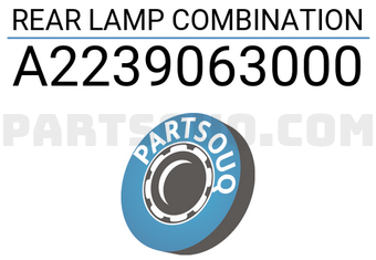 MERCEDES A2239063000 REAR LAMP COMBINATION
