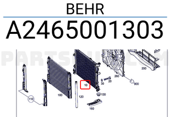 MERCEDES A2465001303 Radiator
